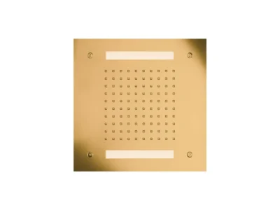 Εντοιχιζόμενη Κεφαλή ντουζ ορθογώνιας διατομής Almar E044172-211 30 x 30 cm Gold Brushed.