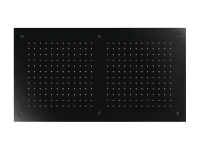 Εντοιχιζόμενη Κεφαλή ντουζ ορθογώνιας διατομής Almar E044088-400 70 x 38 cm Black Matt.