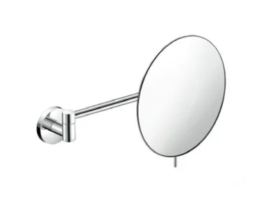 Επίτοιχος καθρέφτης περιποίησης Emily 148705 Chrome. Με 1 μεγενθυντική όψη 4Χ.