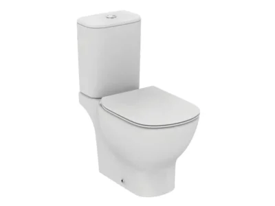 Λεκάνη τουαλέτας Χαμηλής Πίεσης με Καζάνι και Κάλυμα Ideal Standard Tesi II White Matt 66 cm.