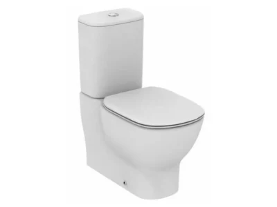 Λεκάνη τουαλέτας Χαμηλής Πίεσης με Καζάνι και Κάλυμα Ideal Standard Tesi II White Matt BTW 66 cm.