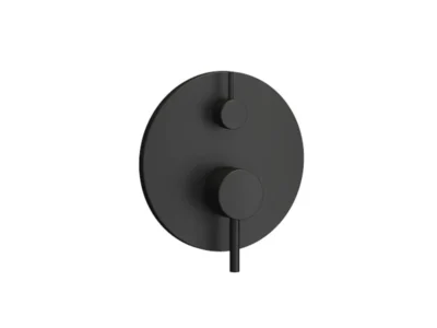 Μίκτης εντοιχισμένου συστήματος ντουζιέρας 2 Εξόδων Artemis BM34F02C-N Black Matt.