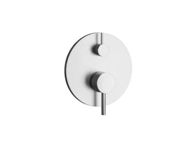 Μίκτης εντοιχισμένου συστήματος ντουζιέρας 2 Εξόδων Artemis BM34F02C-S Inox Matt.