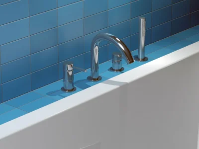 Μπαταρία Λουτρού LaTorre Tech 12870-100 Chrome.