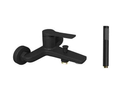 Μπαταρία Λουτρού Antare WNX238073PA Black Matt. Τοποθέτηση στον Τοίχο.