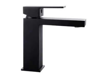 Επικαθήμενη Μπαταρία Νιπτήρα Delos E02FA382-BL Black Matt.