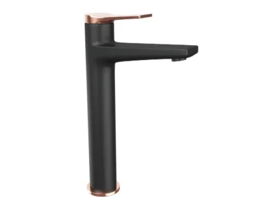 Επικαθήμενη Μπαταρία Νιπτήρα Andare WNW168B73C-PARG Black Matt / Rose Gold.