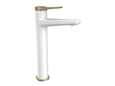 Επικαθήμενη Μπαταρία Νιπτήρα Andare WNW168B73C-PHB White Matt / Bronze