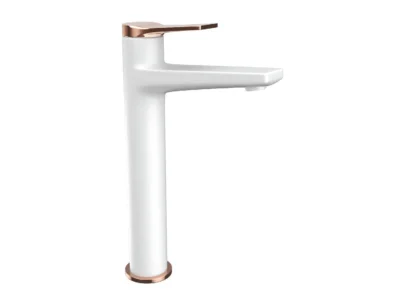 Επικαθήμενη Μπαταρία Νιπτήρα Andare WNW168B73C-PHRG White Matt / Rose Gold.