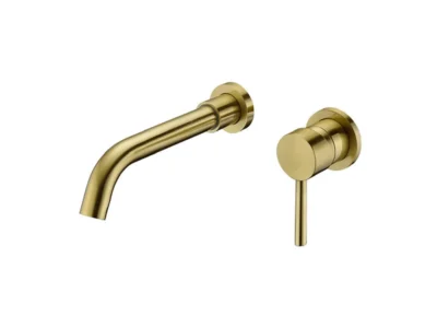 Επίτοιχη εντοιχισμένη Μπαταρία Νιπτήρα Artemis 911-P-O Gold.