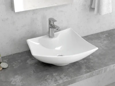 Επιτραπέζιος νιπτήρας μπάνιου LT-1011 43 x 39 cm White χωρίς υπερχείλιση.