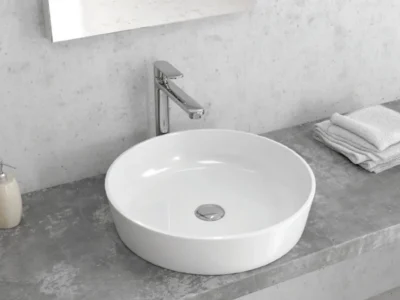 Επιτραπέζιος νιπτήρας μπάνιου LT-3206 48 x 48 cm White χωρίς υπερχείλιση.