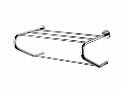 Μεταλλική Ραφιέρα πετσετών TM-74117 σε απόχρωση Χρωμέ γυαλιστερό.