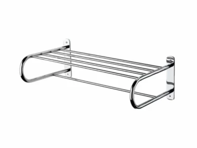 Μεταλλική Ραφιέρα πετσετών TM-74119 σε απόχρωση Χρωμέ γυαλιστερό.