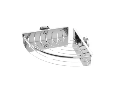 Γωνιακή Σπογγοθήκη - Μπουκαλοθήκη Geesa 3047 -100 Chrome.