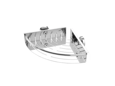 Γωνιακή Σπογγοθήκη - Μπουκαλοθήκη Geesa 3048-100 Chrome.