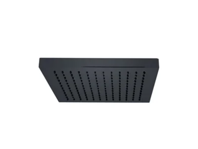 Ανακλινόμενη Κεφαλή ντουζ τετράγωνης διατομής Lounge CFT-205B 20 x 20 cm Black Matt.