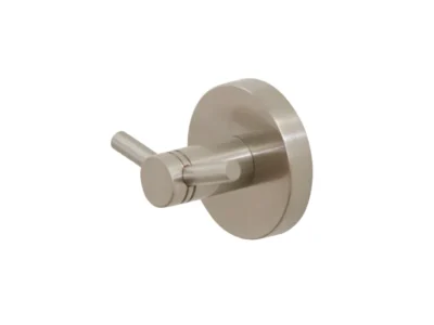 Άγκιστρο πετσετών διπλό επιτοίχιας τοποθέτησης Emily 345955 Inox Brushed