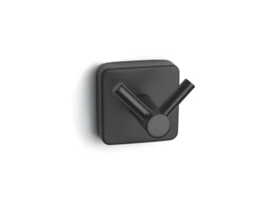 Άγκιστρο πετσετών επιτοίχιας τοποθέτησης Quattro 420255 Black Matt