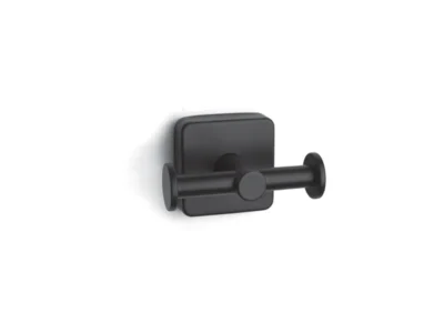 Άγκιστρο πετσετών επιτοίχιας τοποθέτησης Quattro 422255 Black Matt