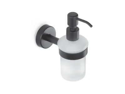 Διανομέας υγρού σάπωνος επιτοίχιας τοποθέτησης Uno 180155 Black Matt