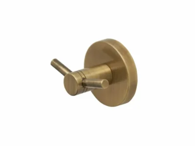 Άγκιστρο πετσετών διπλό επιτοίχιας τοποθέτησης Emily 325955 Bronze