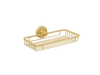 Σπογγοθήκη μεταλλική επιτοίχιας τοποθέτησης Emily 335510 Soft Brass