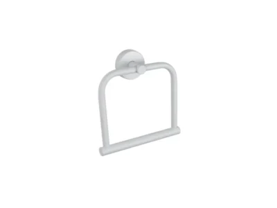 Κρίκος πετσετών επιτοίχιας τοποθέτησης Uno 122466 White Matt