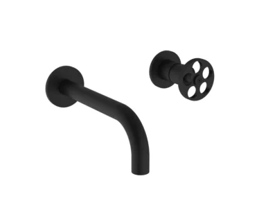 Μπαταρία Νιπτήρα Teorema Programe One 631030 Black Matt Επίτοιχη Εντοιχισμού.