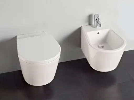 Κρεμαστό Μπιντέ Sanitana Glam 53 x 38 cm White.