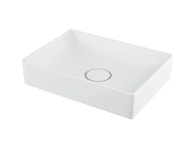 Επιτραπέζιος νιπτήρας μπάνιου Floppy 296050 50 x 36 cm White χωρίς υπερχείλιση.