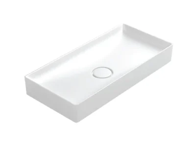 Επιτραπέζιος νιπτήρας μπάνιου Floppy 296075 75 x 36 cm White χωρίς υπερχείλιση.