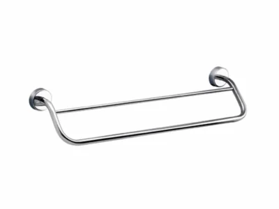 Πετσετοθήκη διπλή με μήκος 50 cm επιτοίχιας τοποθέτησης Moderno 2252 Chrome