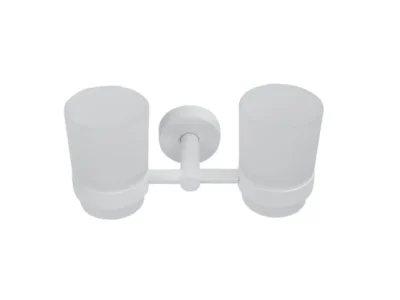 Ποτηροθήκη κρυστάλλινη επιτοίχιας τοποθέτησης Uno 183566 White Matt