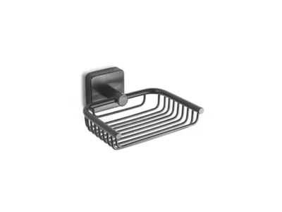 Σαπουνοθήκη Μεταλλική επιτοίχιας τοποθέτησης Quattro 430355 Black Matt