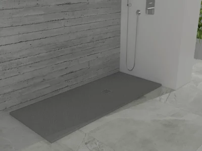 Συνθετική ντουζιέρα από χυτό υλικό Micro RT Grey Matt 180 x 70 cm