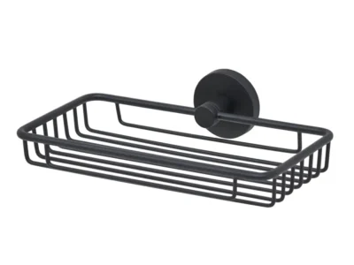 Σπογγοθήκη μεταλλική επιτοίχιας τοποθέτησης Emily 635510 Black Matt