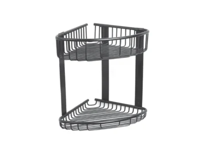 Σπογγοθήκη-Μπουκαλοθήκη γωνιακή Reti 963955 Black Matt