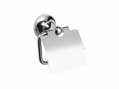 Χαρτοθήκη με Κάλυμμα κρυστάλλινη επιτοίχιας τοποθέτησης S-7300 747352 Chrome.