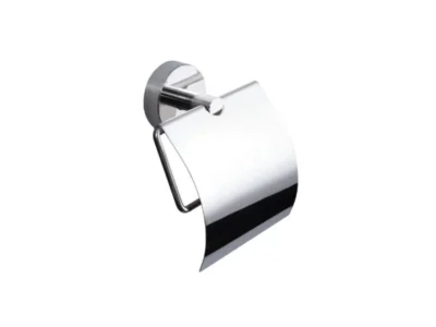 Χαρτοθήκη με Κάλυμμα επιτοίχιας τοποθέτησης Uno 1403 Chrome