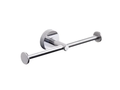 Χαρτοθήκη διπλή επιτοίχιας τοποθέτησης Uno 1422 Chrome