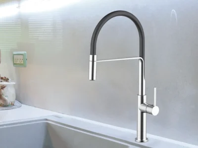 Μπαταρία Κουζίνας Teorema Silicone 175231 Chrome