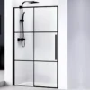 Καμπίνα ντουζιέρας από Τοίχο σε Τοίχο με Συρόμενη Πόρτα Jacore-3 με ρυθμιζόμενη διάσταση 118.50 - 119.50 cm.