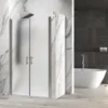 Καμπίνα ντουζιέρας από Τοίχο σε Τοίχο με Frost Matt Κρύσταλλο ασφαλείας SS 28 FR 85cm.
