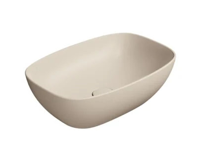 Επιτραπέζιος νιπτήρας μπάνιου Nubes Creta Matt 9784-520 50 x 35 cm χωρίς υπερχείλιση.