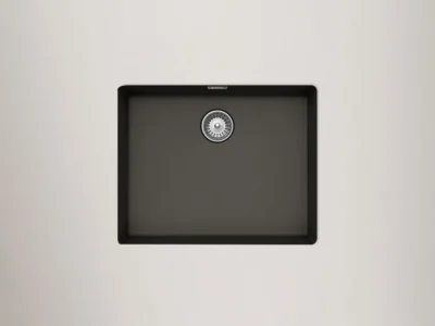 Νεροχύτης Κουζίνας Υποένθετος Shock Manhattan 30060U-1421 55 x 45 cm σε απόχρωση Asphalt.