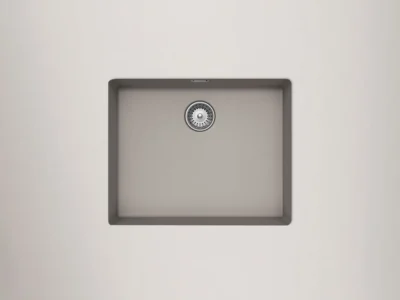 Νεροχύτης Κουζίνας Υποένθετος Shock Manhattan 30060U-1451 55 x 45 cm σε απόχρωση Concrete Beton.