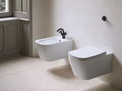 Κρεμαστή λεκάνη WC Τουαλέτας GSI Nubes 55 cm από Υαλώδη πορσελάνη.