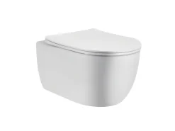 Κρεμαστή λεκάνη WC Τουαλέτας Bianco Maya Rimless 48 cm από Υαλώδη πορσελάνη.