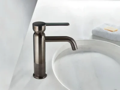 Μπαταρία Νιπτήρα Armando Vicario Lumiere Black Brushed 516010-410.